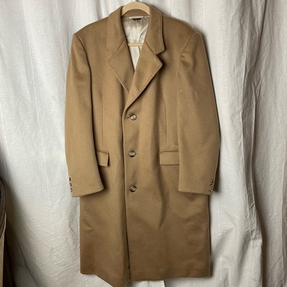 Adam Spencer Wool and Cashmere Overcoat - Picture 1 of 8